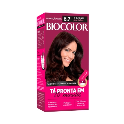 Tinta Biocolor Mini Kit 6.7 Marron Natural