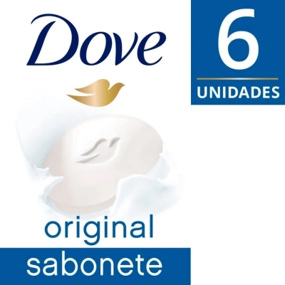 Sabonete em Barra Dove Original 90g – Kit com 6 Unidades